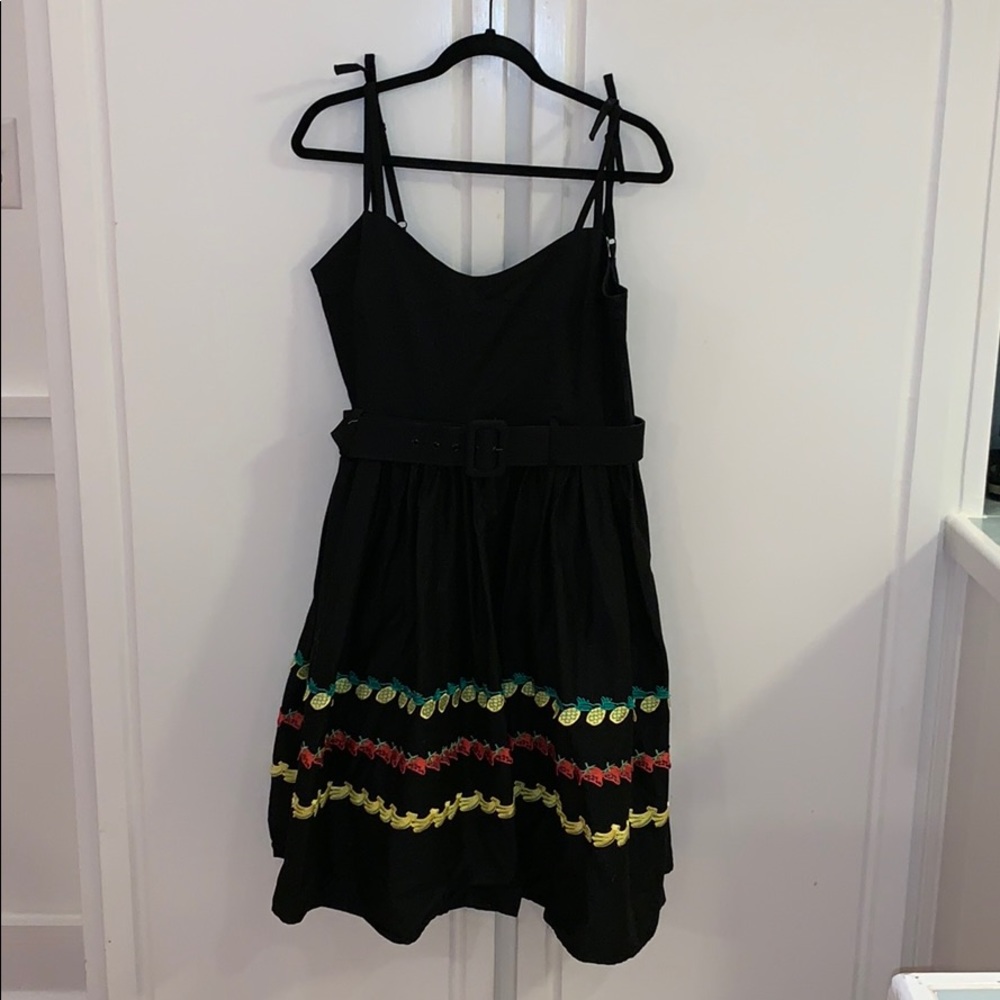 NWT Collectif Jade Fruity Swing Dress LARGE